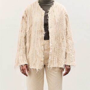 Jesse Kamm Textured Cream Baleen Jacket